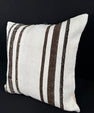 Turkish Hemp Pillow Cushion Natural Beige Brown Pillow Cushion Cover 24x24 #30385