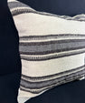 Turkish Hemp Pillow Cushion Natural Beige Gray Pillow Cushion Cover 24x24 #30386