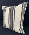 Turkish Hemp Pillow Cushion Natural Beige Gray Pillow Cushion Cover 24x24 #30386