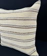 Turkish Hemp Pillow Cushion Natural Beige Brown Pillow Cushion Cover 24x24 #30390