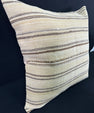 Turkish Hemp Pillow Cushion Natural Beige Brown Pillow Cushion Cover 24x24 #30390