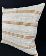 Turkish Hemp Pillow Cushion Natural Beige Rust Pillow Cushion Cover 24x24 #30391