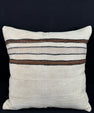 Turkish Hemp Pillow Cushion Natural Beige Brown Pillow Cushion Cover 24x24 #30382