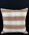 Turkish Hemp Pillow Cushion Natural Beige Brown Pillow Cushion Cover 24x24 #30343
