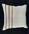Turkish Hemp Pillow Cushion Natural Beige Brown Pillow Cushion Cover 24x24 #30369