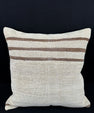 Turkish Hemp Pillow Cushion Natural Beige Brown Pillow Cushion Cover 24x24 #30369