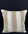 Turkish Hemp Pillow Cushion Natural Beige Brown Pillow Cushion Cover 24x24 #30368