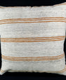 Turkish Hemp Pillow Cushion Natural Beige Rust Pillow Cushion Cover 24x24 #30340
