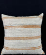 Turkish Hemp Pillow Cushion Natural Beige Rust Pillow Cushion Cover 24x24 #30340