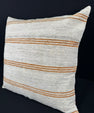Turkish Hemp Pillow Cushion Natural Beige Rust Pillow Cushion Cover 24x24 #30340