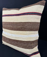 Turkish Hemp Pillow Cushion Natural Beige Brown Pillow Cushion Cover 24x24 #30430