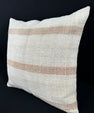 Turkish Hemp Pillow Cushion Natural Beige Rust Pillow Cushion Cover 24x24 #30344