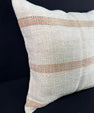 Turkish Hemp Pillow Cushion Natural Beige Rust Pillow Cushion Cover 24x24 #30344