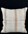 Turkish Hemp Pillow Cushion Natural Beige Rust Pillow Cushion Cover 24x24 #30344