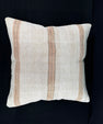 Turkish Hemp Pillow Cushion Natural Beige Rust Pillow Cushion Cover 24x24 #30348