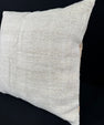 Turkish Hemp Pillow Cushion Natural Beige Pillow Cushion Cover 24x24 #30372