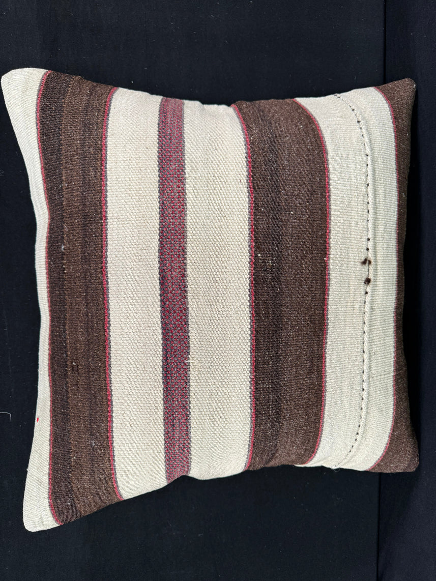 Turkish Hemp Pillow Cushion Natural Beige Brown Pillow Cushion Cover 24x24 #30384