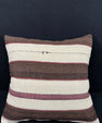 Turkish Hemp Pillow Cushion Natural Beige Brown Pillow Cushion Cover 24x24 #30384