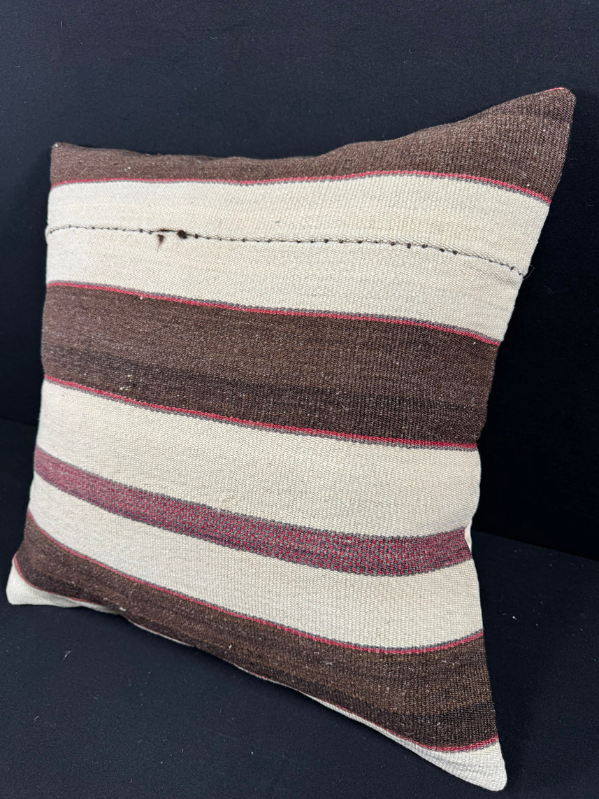 Turkish Hemp Pillow Cushion Natural Beige Brown Pillow Cushion Cover 24x24 #30384