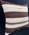 Turkish Hemp Pillow Cushion Natural Beige Brown Pillow Cushion Cover 24x24 #30384