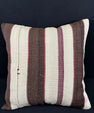 Turkish Hemp Pillow Cushion Natural Beige Brown Pillow Cushion Cover 24x24 #30384