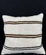 Turkish Hemp Pillow Cushion Natural Beige Brown Pillow Cushion Cover 24x24 #30398