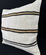 Turkish Hemp Pillow Cushion Natural Beige Brown Pillow Cushion Cover 24x24 #30398