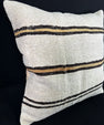 Turkish Hemp Pillow Cushion Natural Beige Brown Pillow Cushion Cover 24x24 #30398