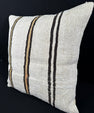 Turkish Hemp Pillow Cushion Natural Beige Brown Pillow Cushion Cover 24x24 #30398