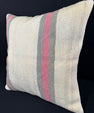 Turkish Hemp Pillow Cushion Natural Beige Pink Pillow Cushion Cover 24x24 #30378