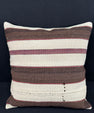 Turkish Hemp Pillow Cushion Natural Beige Brown Pillow Cushion Cover 24x24 #30394