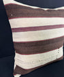 Turkish Hemp Pillow Cushion Natural Beige Brown Pillow Cushion Cover 24x24 #30394