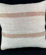 Turkish Hemp Pillow Cushion Natural Beige Rust Pillow Cushion Cover 24x24 #30360