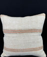 Turkish Hemp Pillow Cushion Natural Beige Rust Pillow Cushion Cover 24x24 #30360