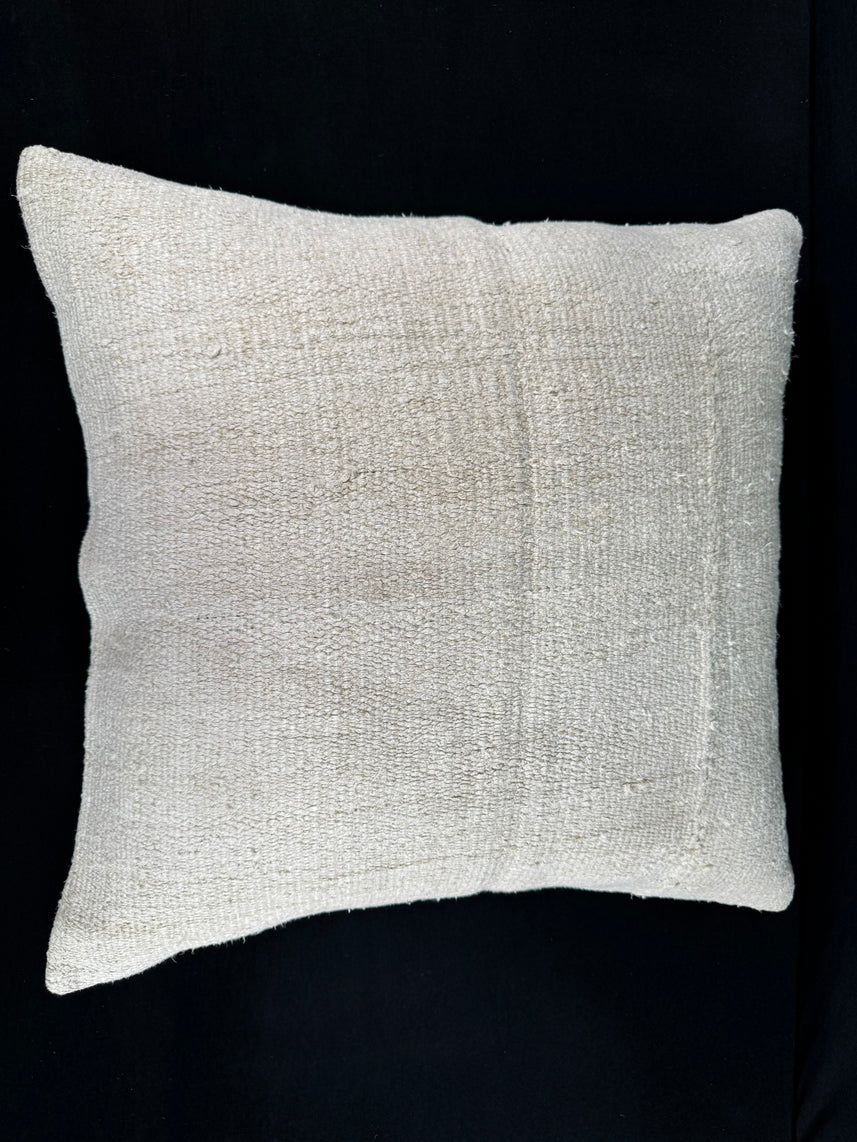 Turkish Hemp Pillow Cushion Natural Beige Pillow Cushion Cover 24x24 #30370