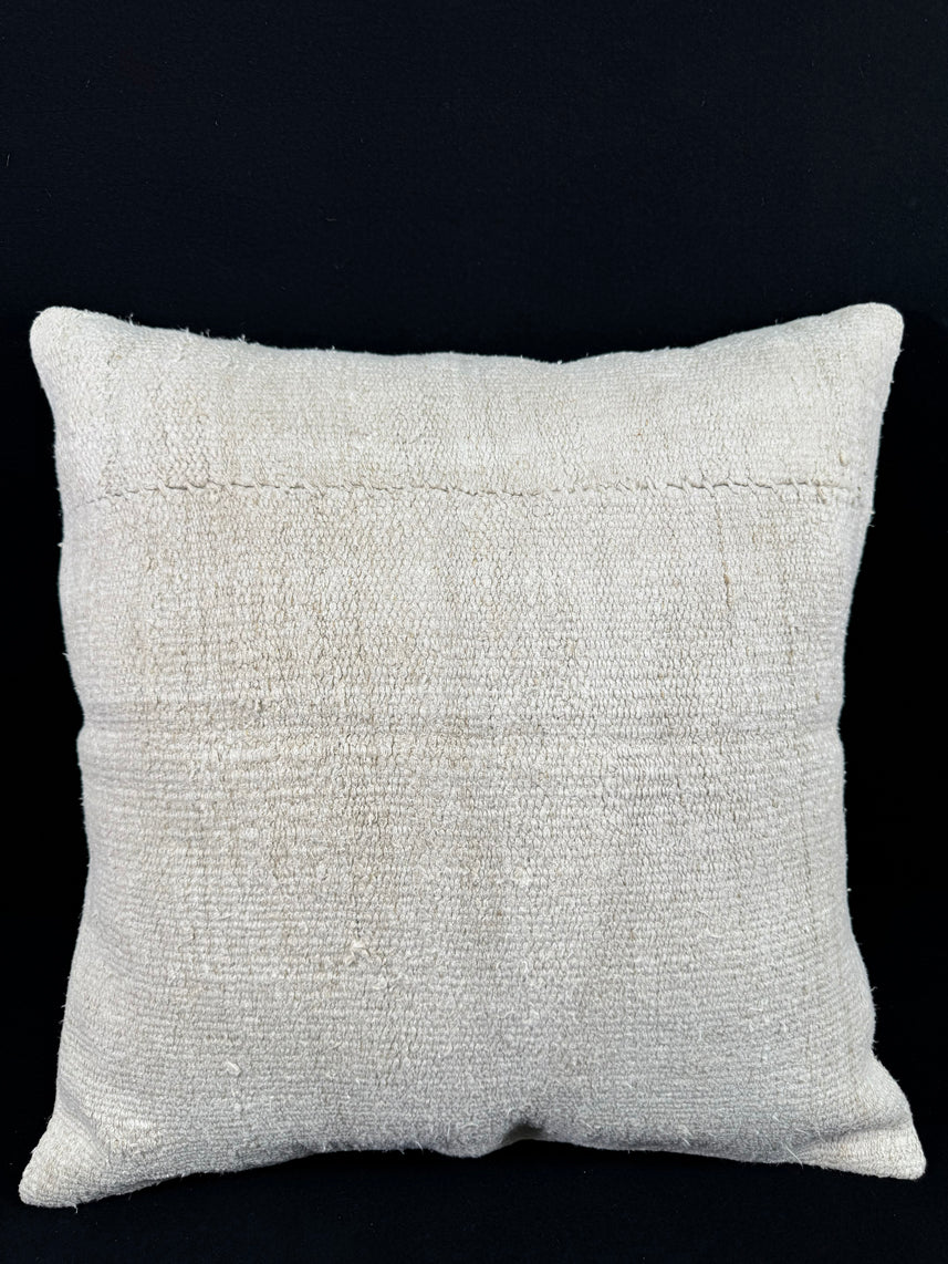 Turkish Hemp Pillow Cushion Natural Beige Pillow Cushion Cover 24x24 #30370
