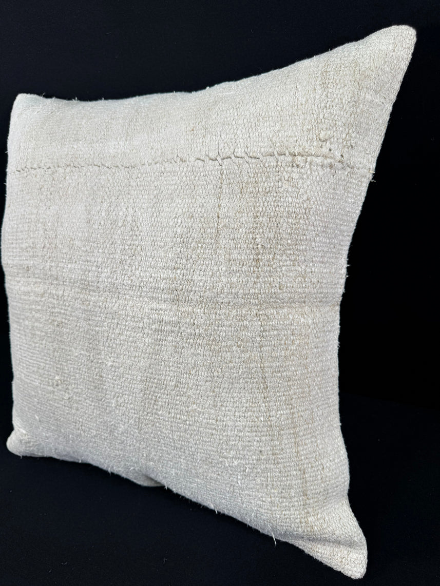 Turkish Hemp Pillow Cushion Natural Beige Pillow Cushion Cover 24x24 #30370
