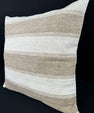 Turkish Hemp Pillow Cushion Natural Beige Brown Pillow Cushion Cover 24x24 #30364