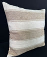 Turkish Hemp Pillow Cushion Natural Beige Brown Pillow Cushion Cover 24x24 #30364