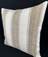 Turkish Hemp Pillow Cushion Natural Beige Brown Pillow Cushion Cover 24x24 #30364