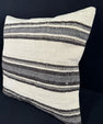 Turkish Hemp Pillow Cushion Natural Beige Gray Pillow Cushion Cover 24x24 #30365