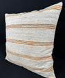 Turkish Hemp Pillow Cushion Natural Beige Rust Pillow Cushion Cover 24x24 #30356