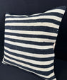 Turkish Hemp Pillow Cushion Natural Beige Black Pillow Cushion Cover 24x24 #30355