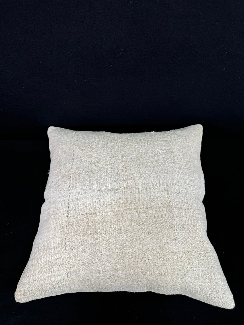 Turkish Hemp Pillow Cushion Natural Beige Pillow Cushion Cover 24x24 #30371