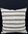 Turkish Hemp Pillow Cushion Natural Beige Dark Brown Pillow Cushion Cover 24x24 #30393