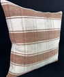 Turkish Hemp Pillow Cushion Natural Beige Brown Pillow Cushion Cover 24x24 #30367