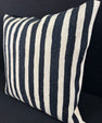 Turkish Hemp Pillow Cushion Natural Beige Black Pillow Cushion Cover 24x24 #30352