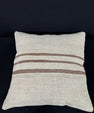 Turkish Hemp Pillow Cushion Natural Beige Brown Pillow Cushion Cover 24x24 #30351