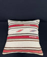 Turkish Hemp Pillow Cushion Natural Beige Red Pillow Cushion Cover 24x24 #30347