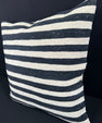 Turkish Hemp Pillow Cushion Natural Beige Black Pillow Cushion Cover 24x24 #30346